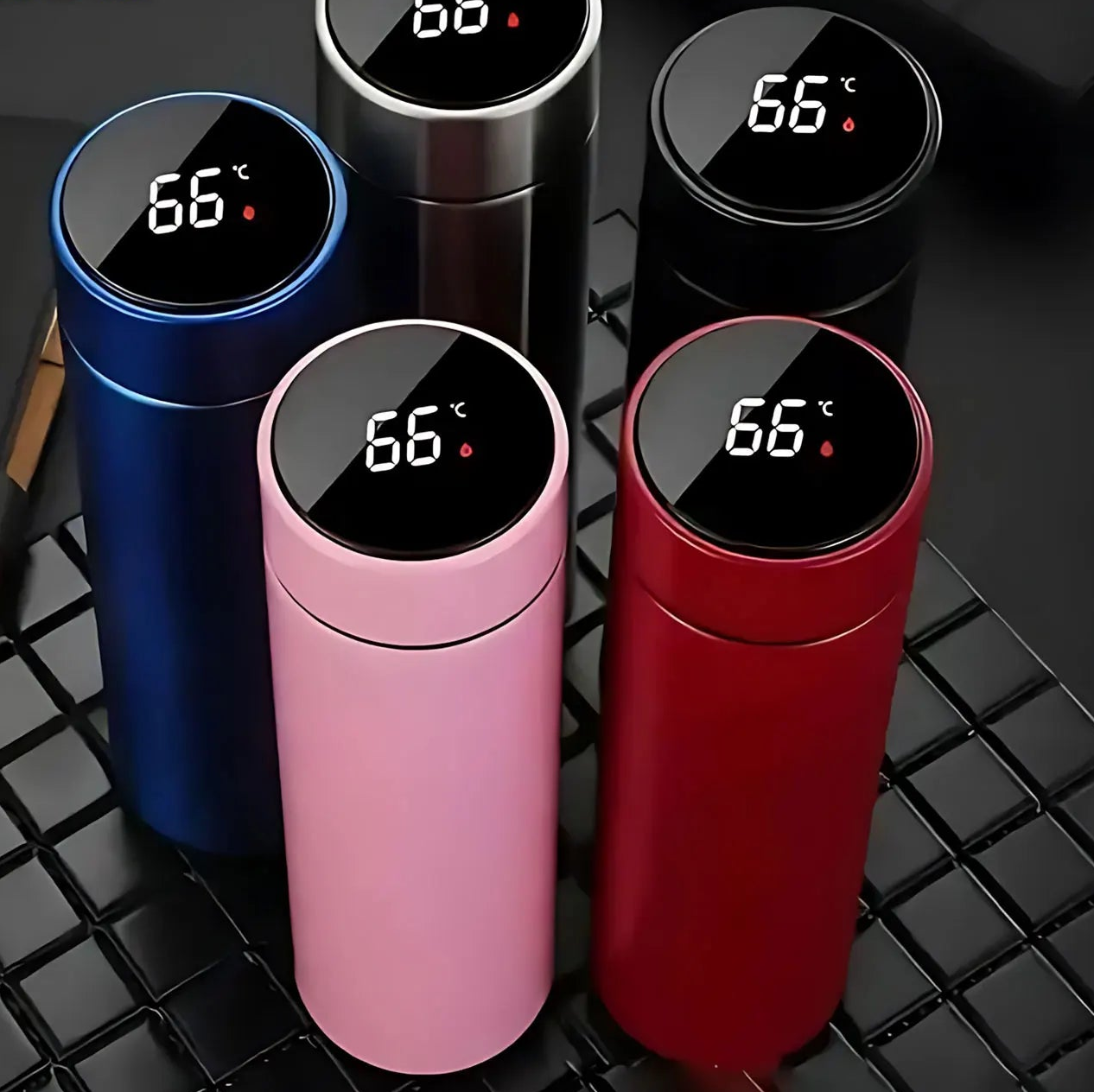 Stainless Steel Thermos Bottle with LED Temperature Display