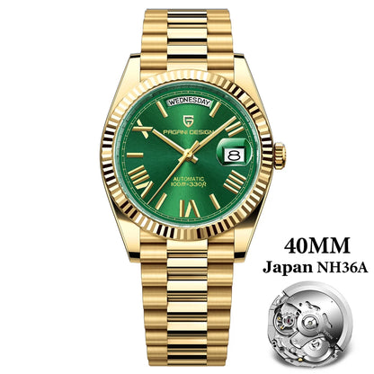 Men's Automatic Luxury Watch With Sapphire Crystal