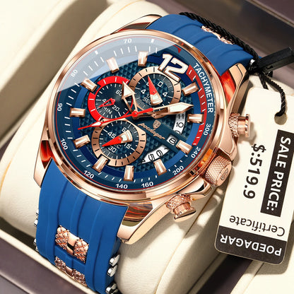Men’s Chronograph Sports Watch Quartz Waterproof Luminous