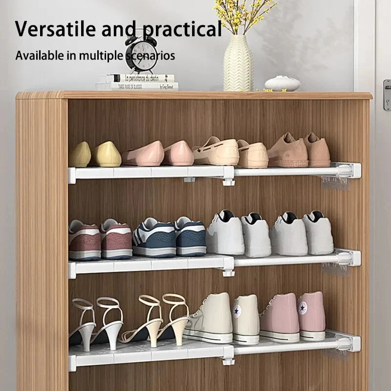Expandable Punch-Free Wardrobe Shelf Divider Organizer