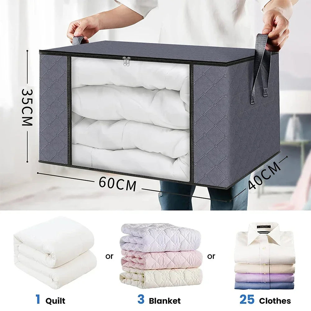 Household Quilt And Clothing Storage Organizer Box