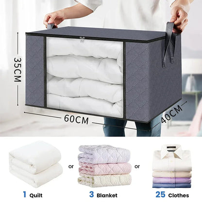 Household Quilt And Clothing Storage Organizer Box