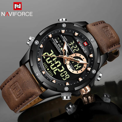 Men’s Analog-Digital Sports Watch Quartz Waterproof