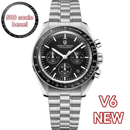 Men's Quartz Chronograph Watch Sapphire Crystal 100M