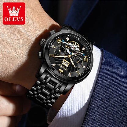 Men’s Automatic Tourbillon Luxury Mechanical Watch