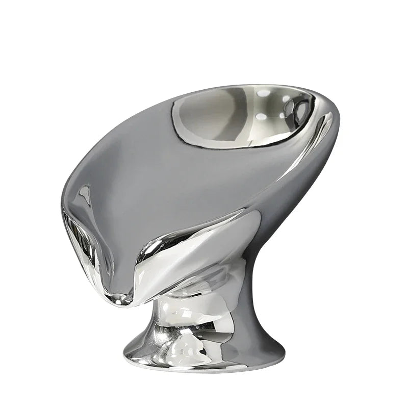 Ceramic Soap Dish With Drain – Elegant Bathroom Holder