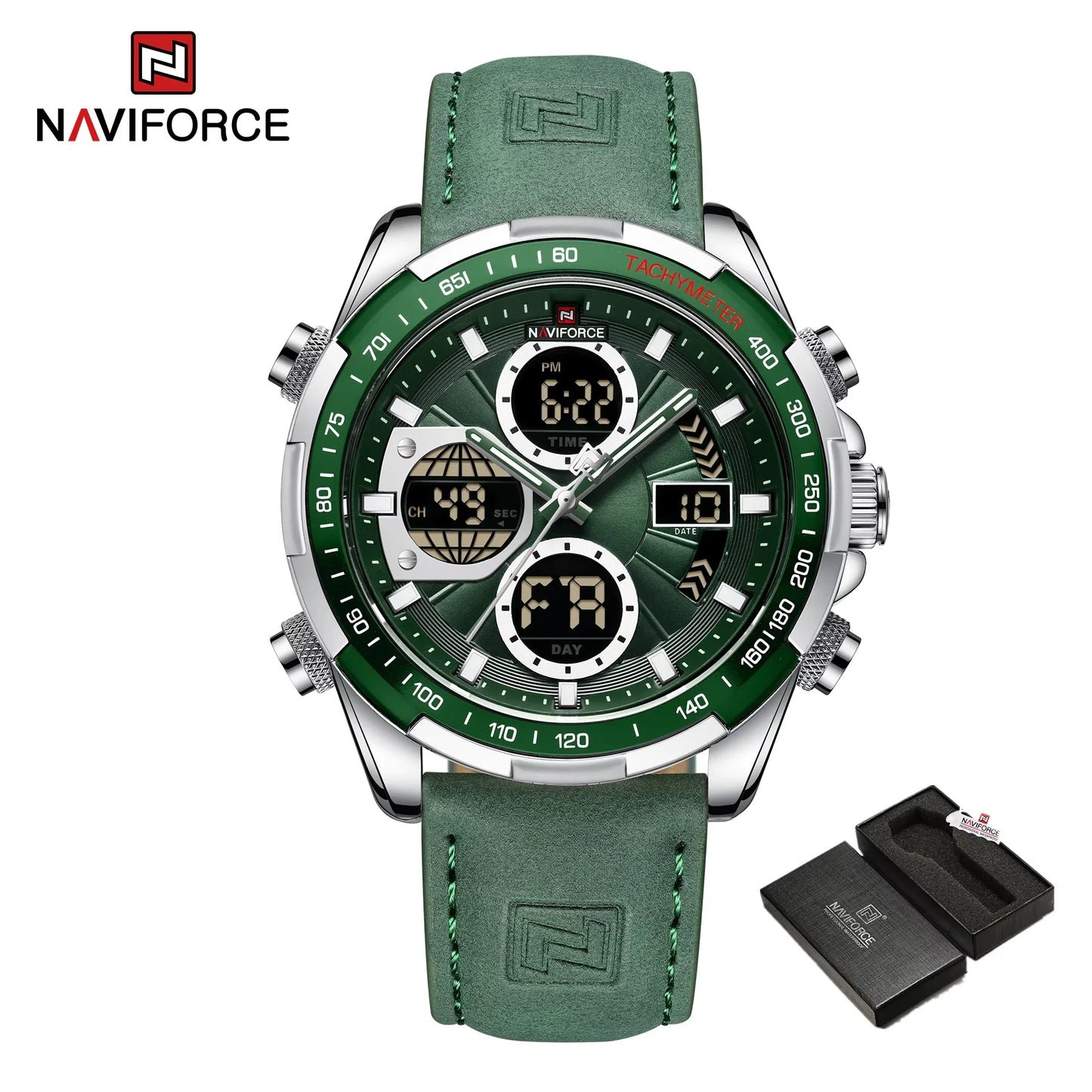 Men’s Military Chronograph Watch Quartz Analog-Digital