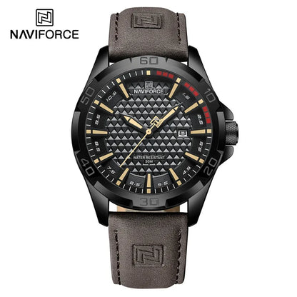 Men’s Quartz Sport Watch With PU Leather Strap