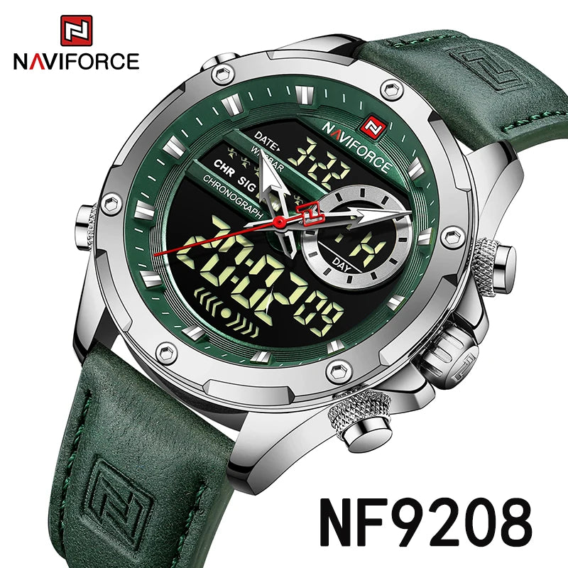 Men’s Analog-Digital Sports Watch Quartz Waterproof