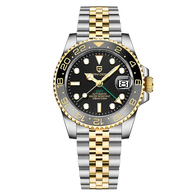 Men's GMT Automatic Watch Stainless Steel 40 mm