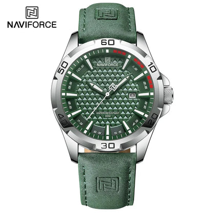 Men’s Quartz Sport Watch With PU Leather Strap