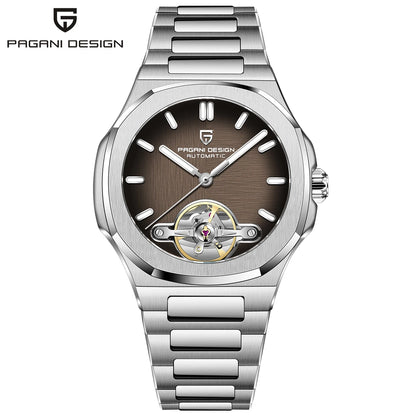 Men's Skeleton Automatic Watch With Sapphire Crystal