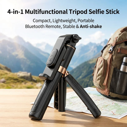 Mini Bluetooth Selfie Stick – Portable Phone Tripod