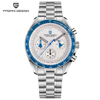 Men’s Moon Chronograph Watch Quartz With Sapphire