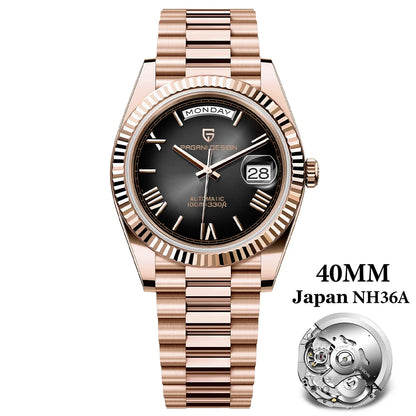 Men's Automatic Luxury Watch With Sapphire Crystal