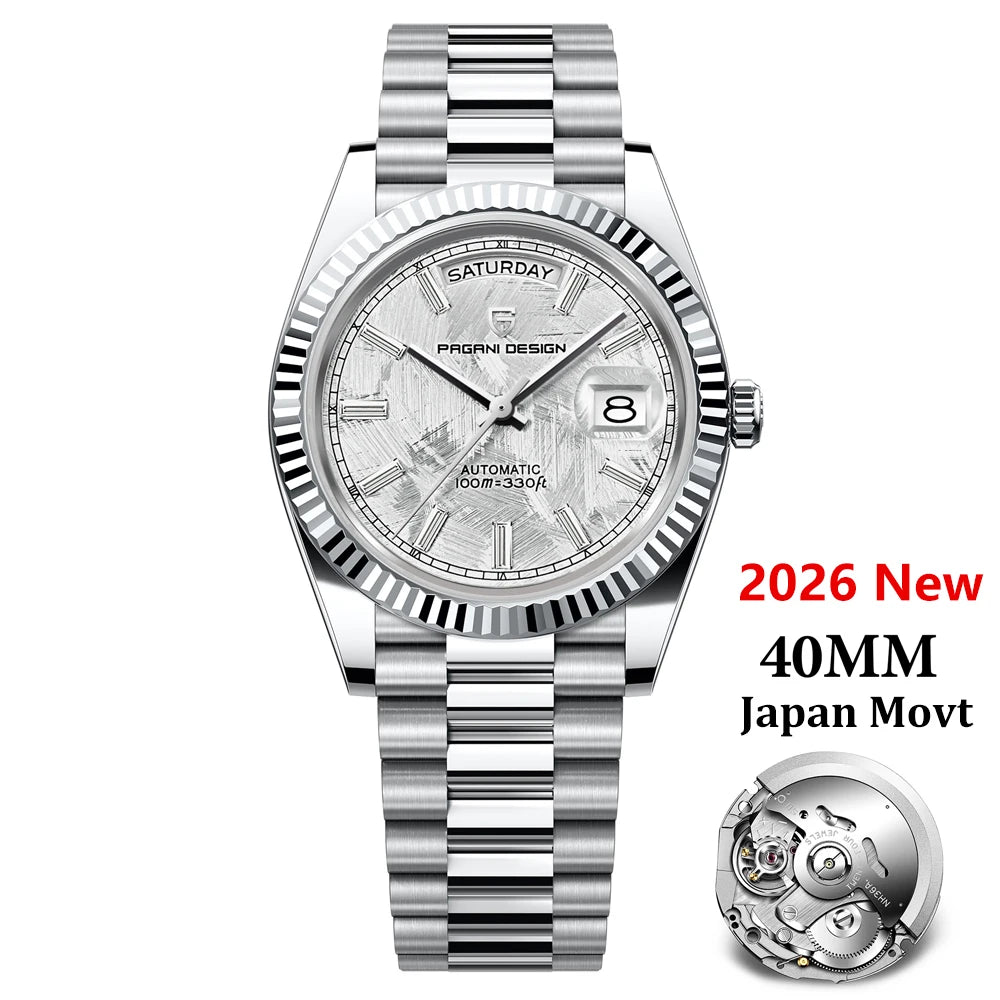 Men's Automatic Mechanical Watch With Sapphire Crystal