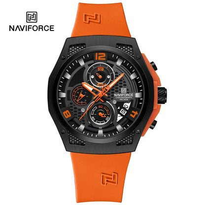 Men’s Sport Quartz Watch With Silicone Strap