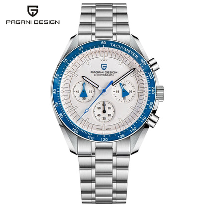 Men’s Vintage Quartz Chronograph Watch With Sapphire
