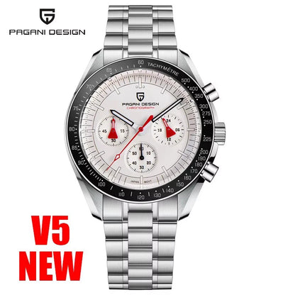 Men’s Moon Chronograph Watch Quartz With Sapphire