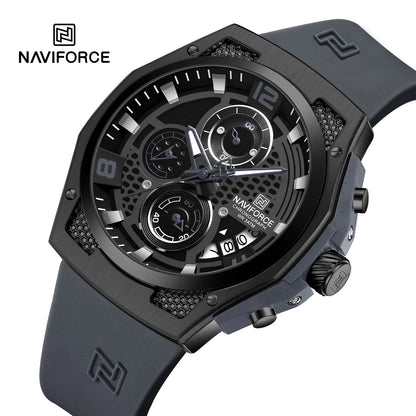 Men’s Sport Quartz Watch With Silicone Strap