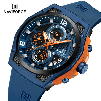 Men’s Sport Quartz Watch With Silicone Strap