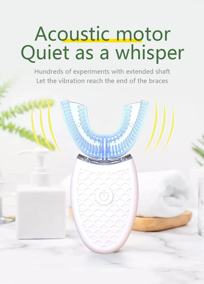 U-Shaped Electric Toothbrush – 360° Automatic Cleaning