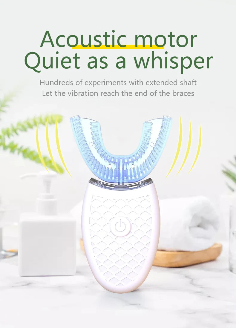 U-Shaped Electric Toothbrush – 360° Automatic Cleaning