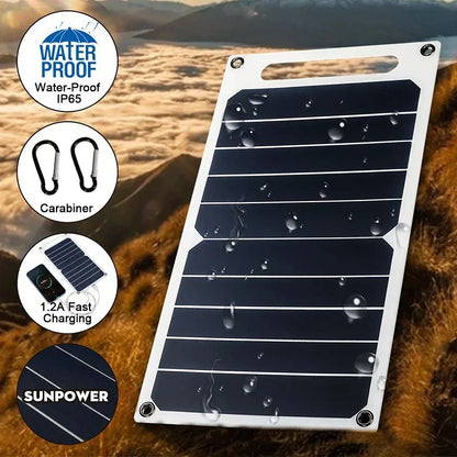 30W Solar Phone Charging Solar Panel – Waterproof & Portable
