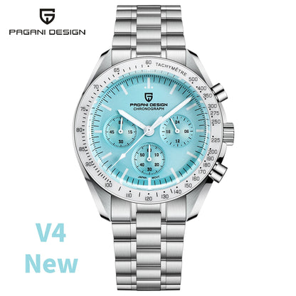 Men's Quartz Chronograph Watch Sapphire Crystal 100M