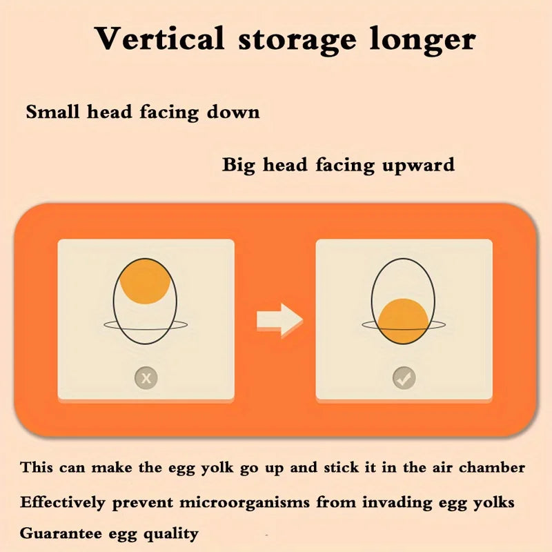 Stackable Refrigerator Egg Storage Drawer Organizer
