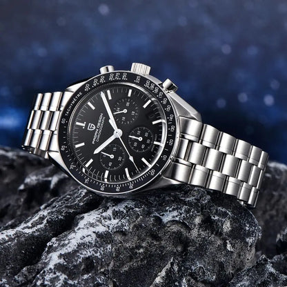 Men’s Moonwatch Chronograph Quartz Watch Sapphire Glass