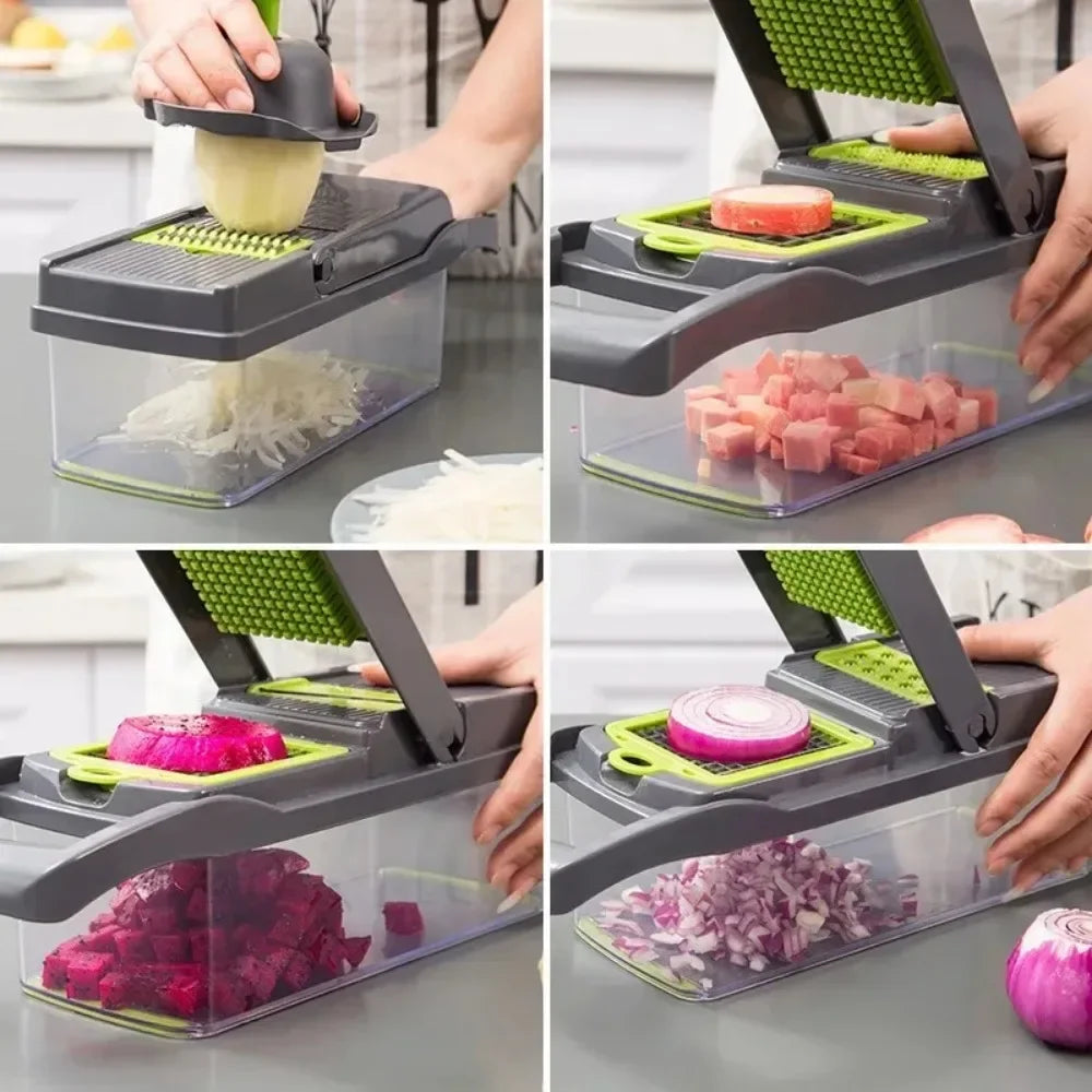 Multifunction Vegetable Chopper And Slicer – Easy-Clean