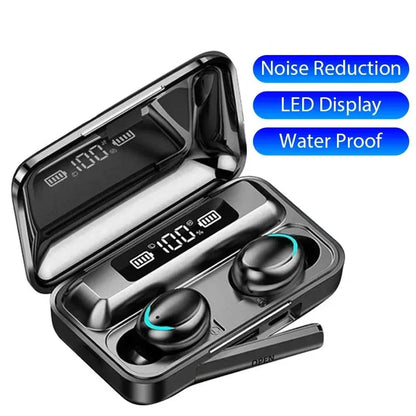 F9 Wireless Bluetooth Earbuds With LED Display