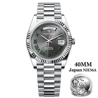 Men's Automatic Luxury Watch With Sapphire Crystal