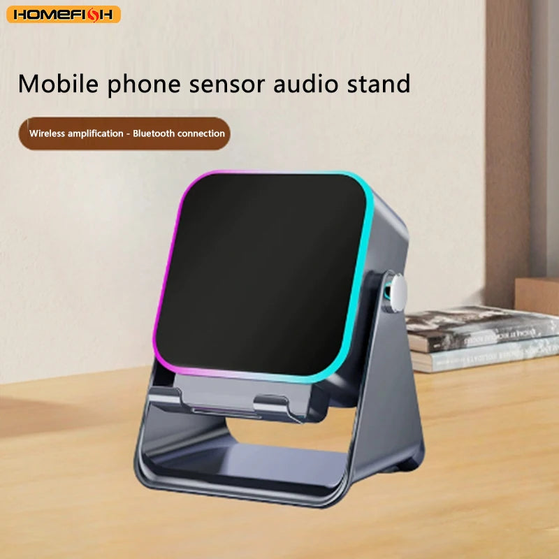 5-in-1 Wireless Induction Speaker Phone Stand with RGB