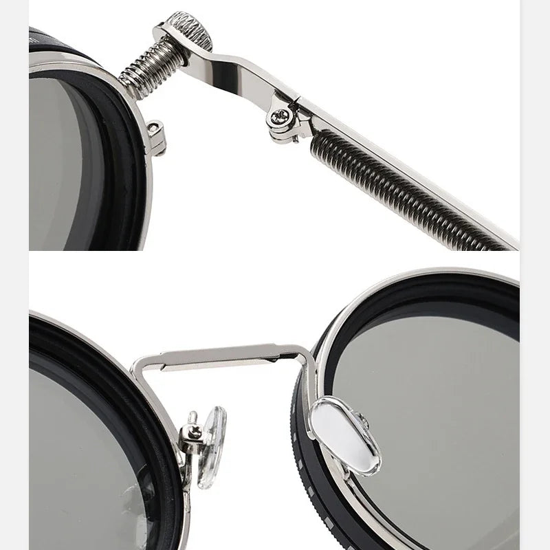 Polarized Round Sunglasses – Adjustable UV400 Shades