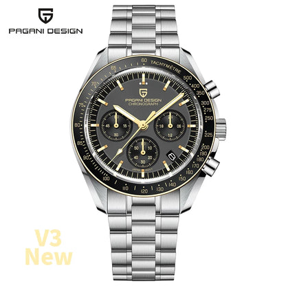 Men’s Moonwatch Chronograph Quartz Watch Sapphire Glass