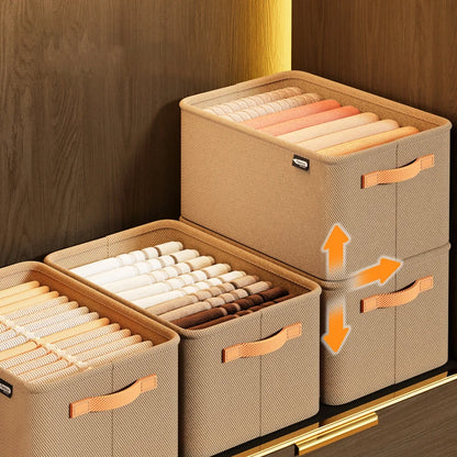 Thickened Clothes Organizer Box for Wardrobe Storage
