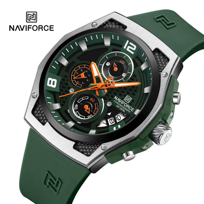Men’s Sport Quartz Watch With Silicone Strap
