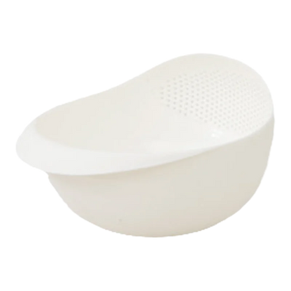 Plastic Rice Washing Colander Basket for Grains and Produce