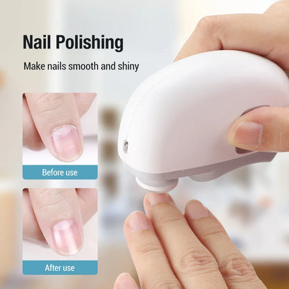 Electric Nail Clipper With Light – Rechargeable Trimmer