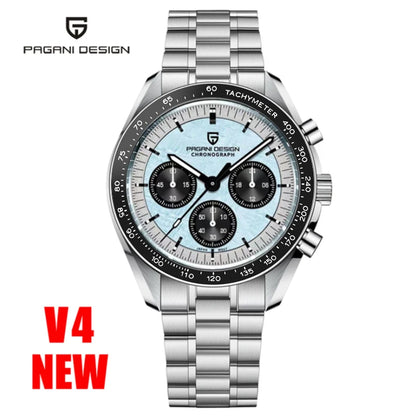 Men’s Moon Chronograph Watch Quartz 100M Waterproof