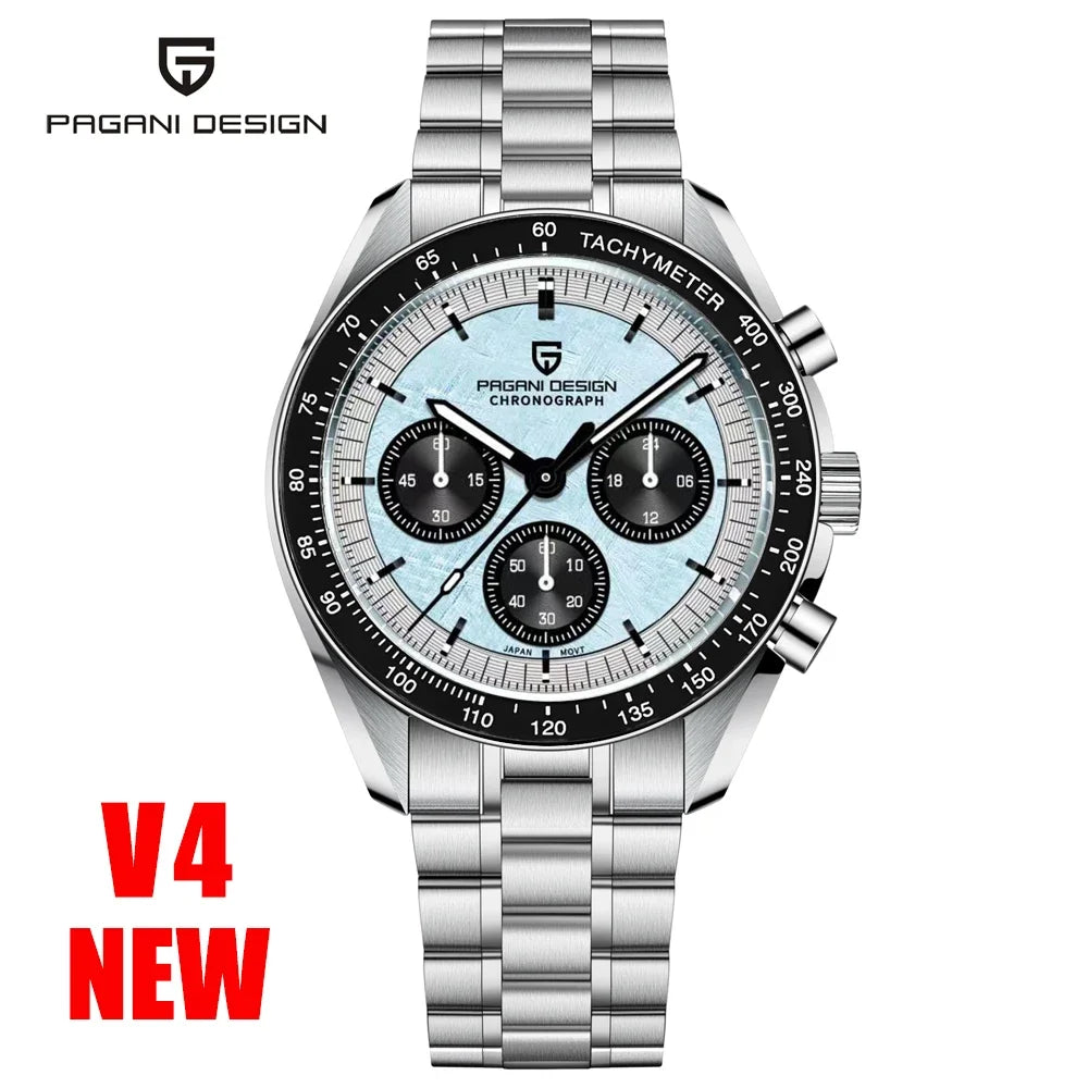 Men’s Moonwatch Chronograph Quartz Watch Sapphire Glass