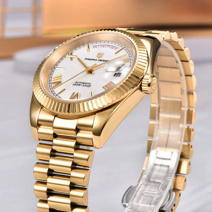 Men's Automatic Mechanical Watch With Sapphire Crystal