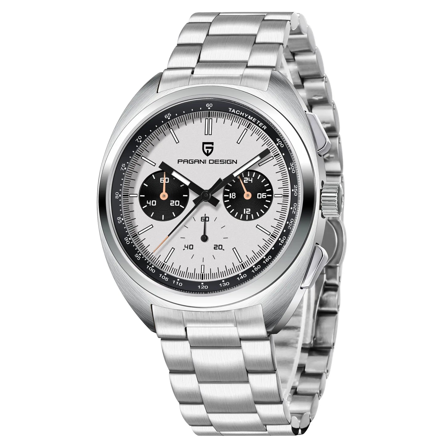 Men’s Racing Chronograph Watch Quartz Stainless Steel