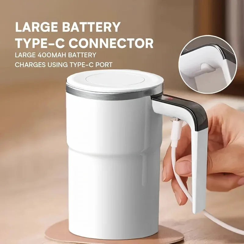 Electric Self-Stirring Coffee Mug 380 ml – IP67 Waterproof