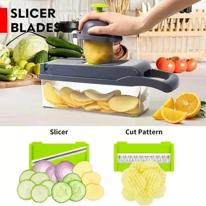 Multifunction Vegetable Chopper And Slicer – Easy-Clean