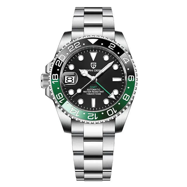 Men's GMT Automatic Watch Stainless Steel 40 mm