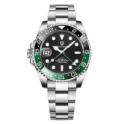 Men's GMT Automatic Watch Stainless Steel 40 mm