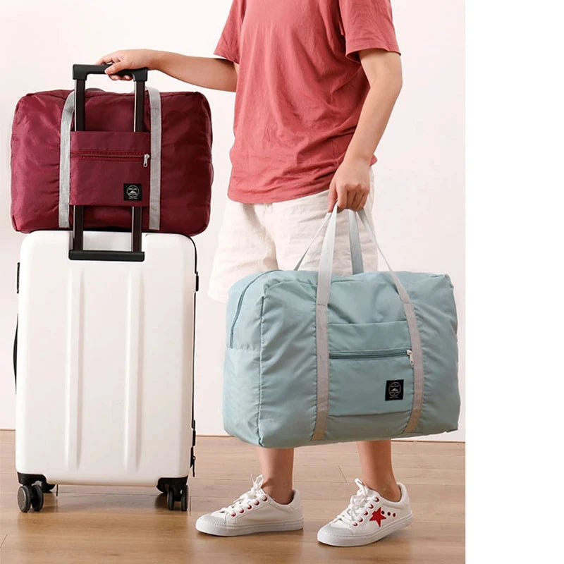 Foldable Travel Duffel Bag for Women – Lightweight Carry-On